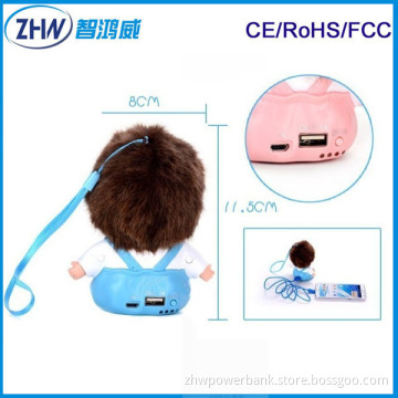 Cute Toy Cartoon Power Bank 8000mAh Portable Phone Charger